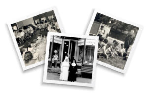 Photo collage of old CCWV photos